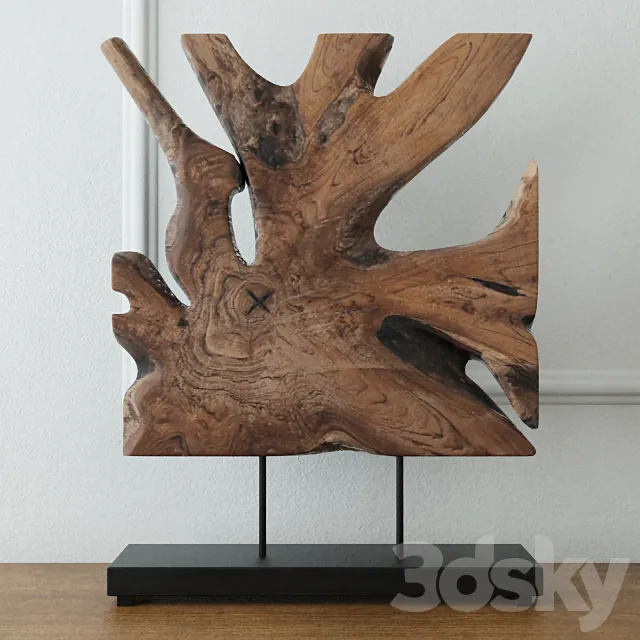 Canyon Art Wood Decor _ Jeffan 3D Model Canyon Art Wood Decor _ Jeffan 3D Model