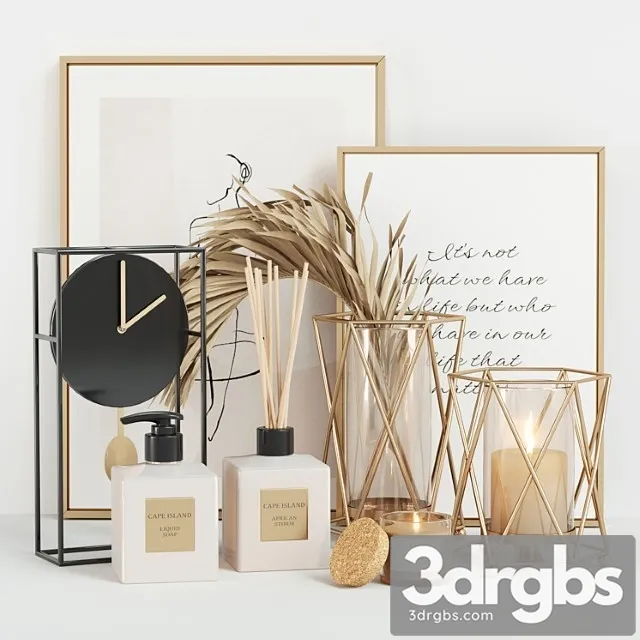 Cape island decor set 04 Cape island decor set 04