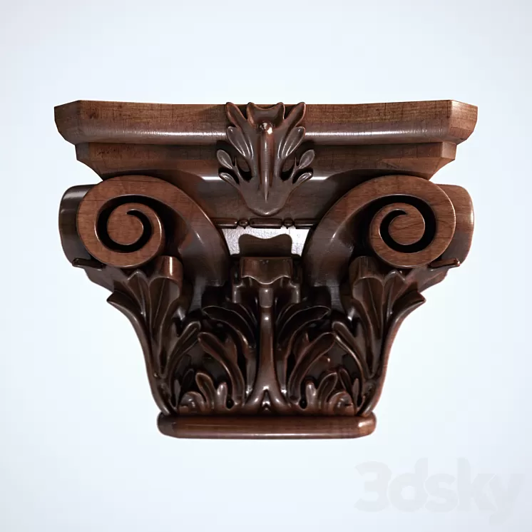 Capital. 3D Model Capital. 3D Model