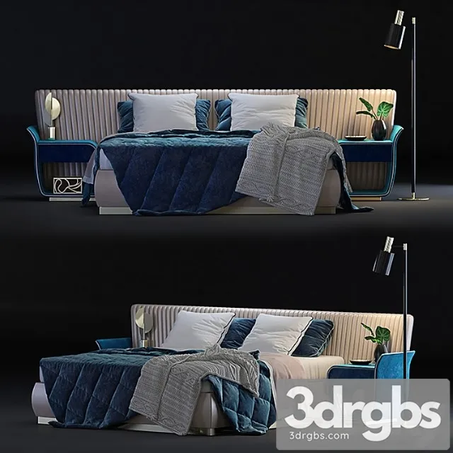 Capital collection – allure xl bed 2 3D Model Download