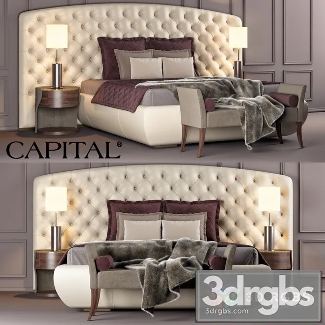 Capital Collection Bed Kesy Xl 3D Model Download