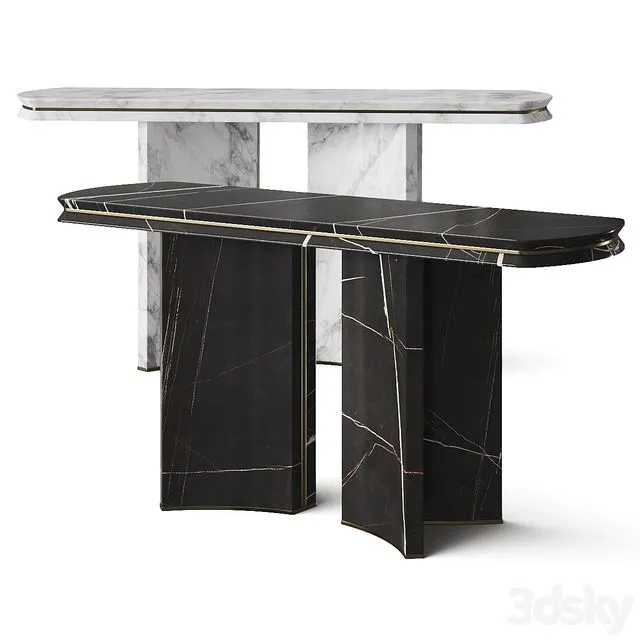 Capital Collection Ercole Console Tables 3D Model