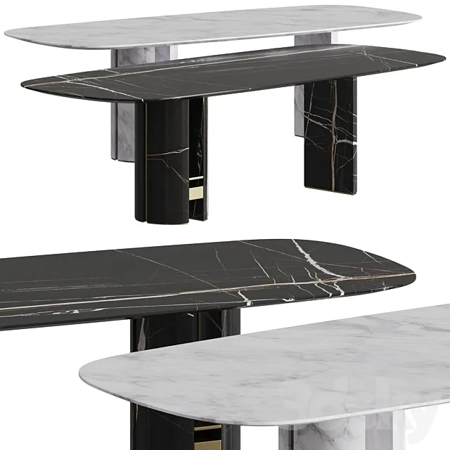 Capital Collection Ercole Dining Tables 3D Model