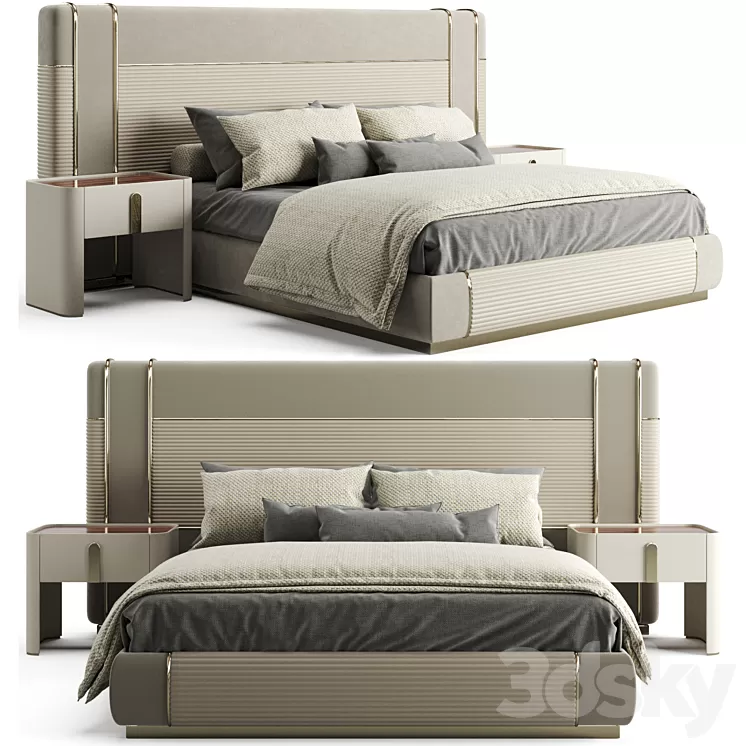 Capital Collection Frey Bed 3D Model Capital Collection Frey Bed 3D Model