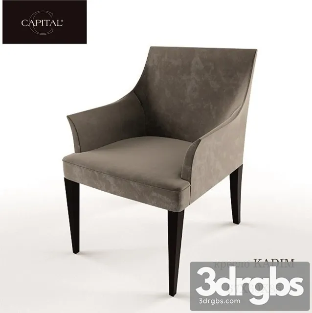 Capital Kadim Fabre Armchair 3D Model Download