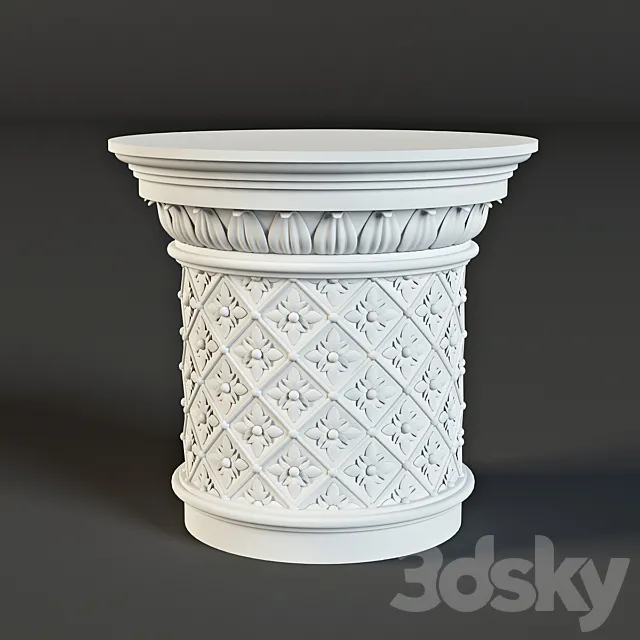 Capitel – stucco Baku 3DModel