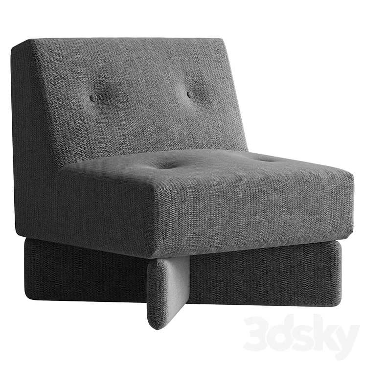 Capitole Armchair 3D Model Capitole Armchair 3D Model