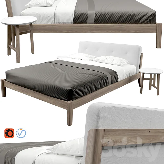 Capo Bed By De La Espada 3DModel Capo Bed By De La Espada 3DModel
