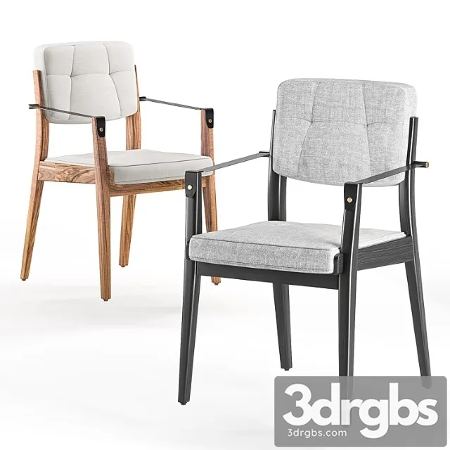 Capo de la espada dining armchir 2 3D Model Download