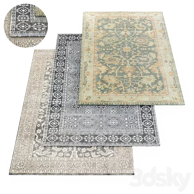 Cappadocia Rug 3D Model Cappadocia Rug 3D Model