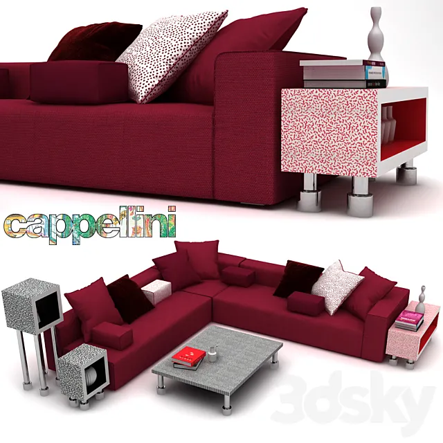 Cappellini Panda Collection 3D Model Cappellini Panda Collection 3D Model
