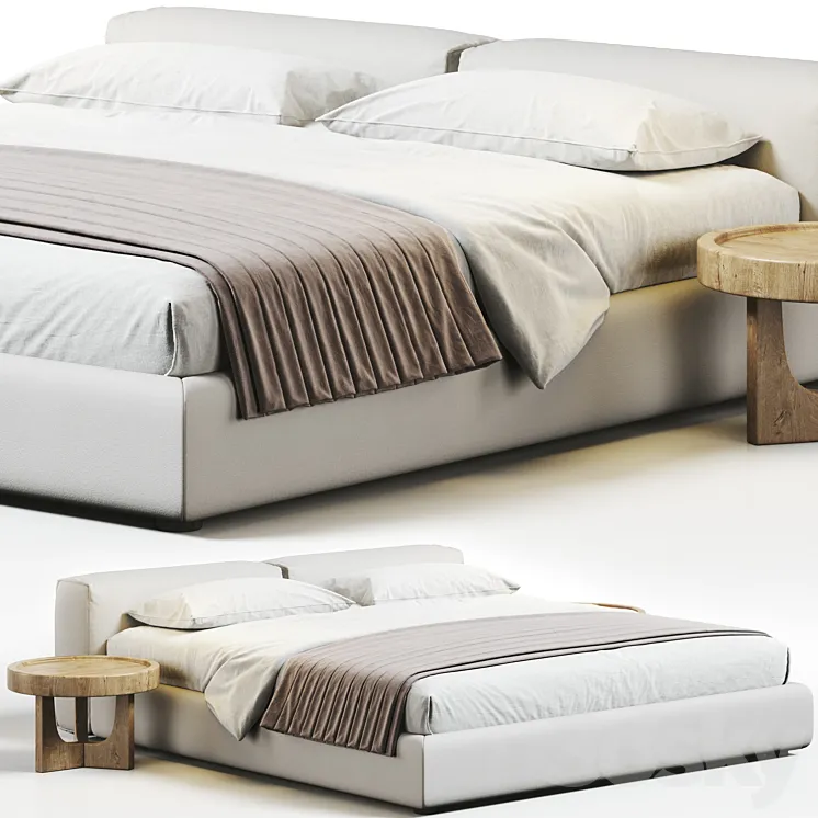 Cappellini Superlong Bed 3D Model Free Download