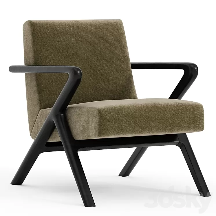 Capri Lounge Chair 3D Model