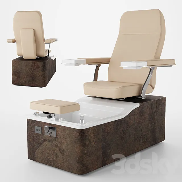 Capri Pedi Spa 3D Model