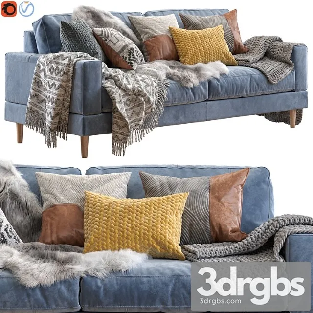 Capri sofa 210 cm 2 3D Model Download Capri sofa 210 cm 2 3D Model Download