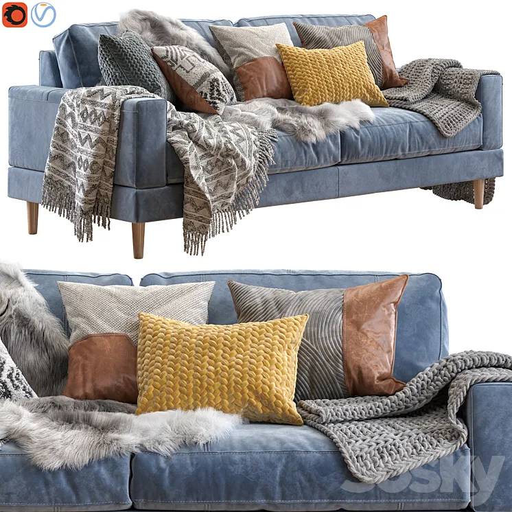 Capri sofa 210 cm #2 3D Model Free Download Capri sofa 210 cm #2 3D Model Free Download