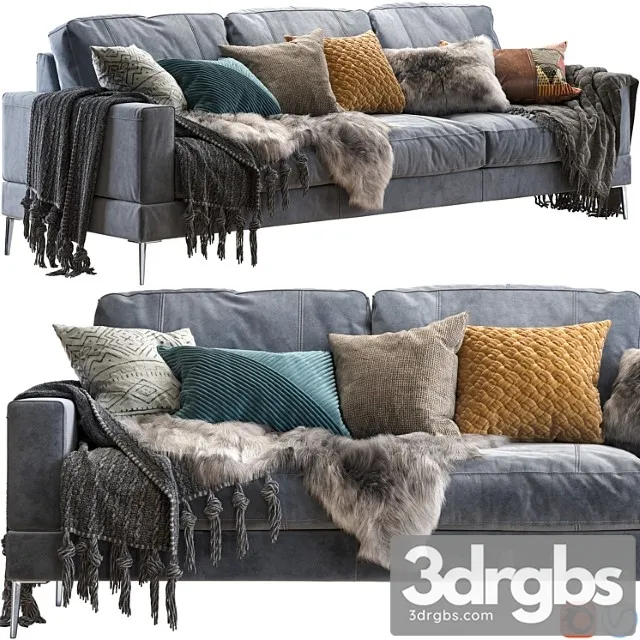 Capri Sofa 258 cm 3D Model Download Capri Sofa 258 cm 3D Model Download