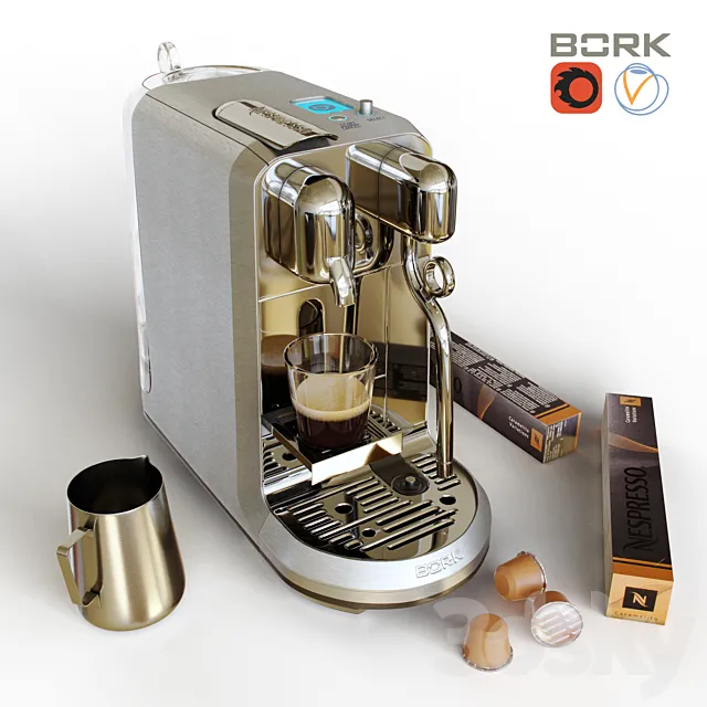 Capsule coffee BORK C830 Creatista Plus 3DModel