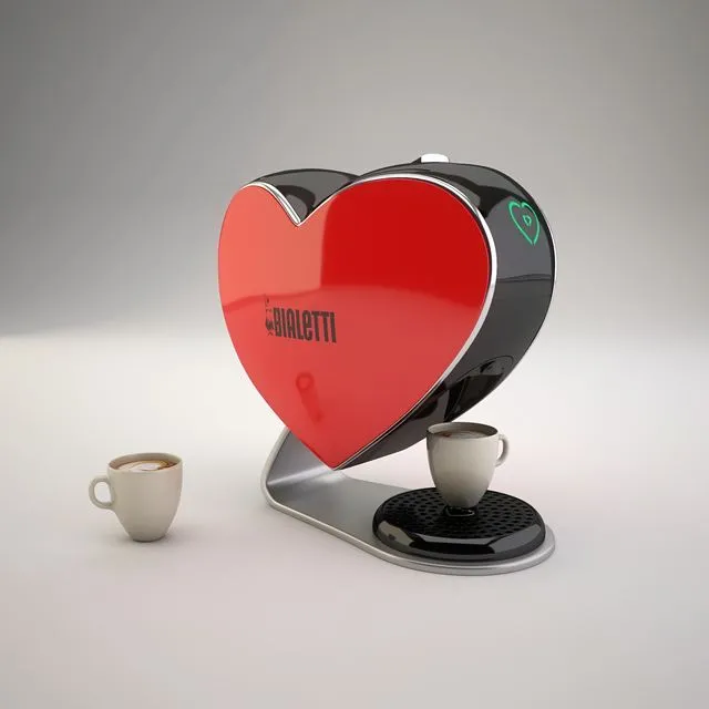 Capsule coffee maker Bialetti Cuore CF80 3D Model