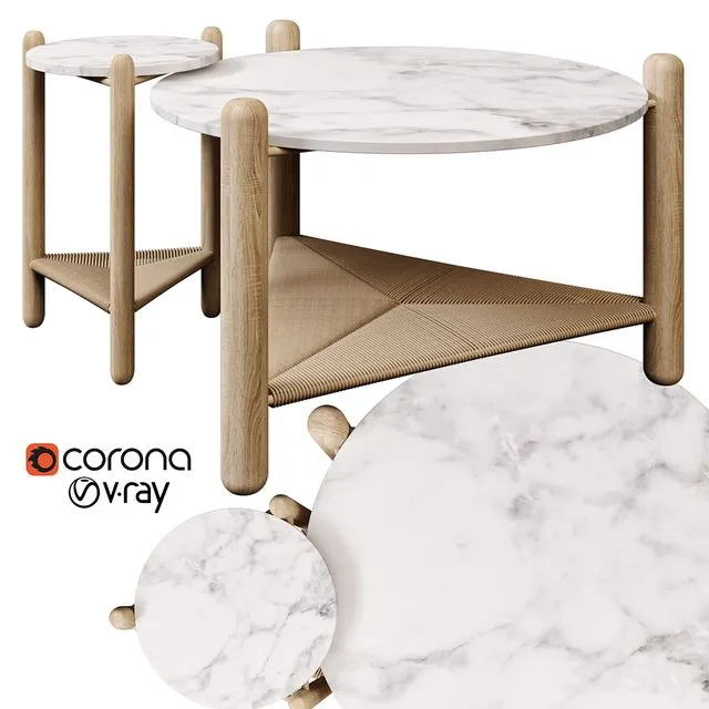 Captain’s Table White 3D Model Captain’s Table White 3D Model