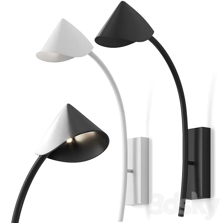 Capuccina by Mantra Wall Lamp 3D Model Free Download