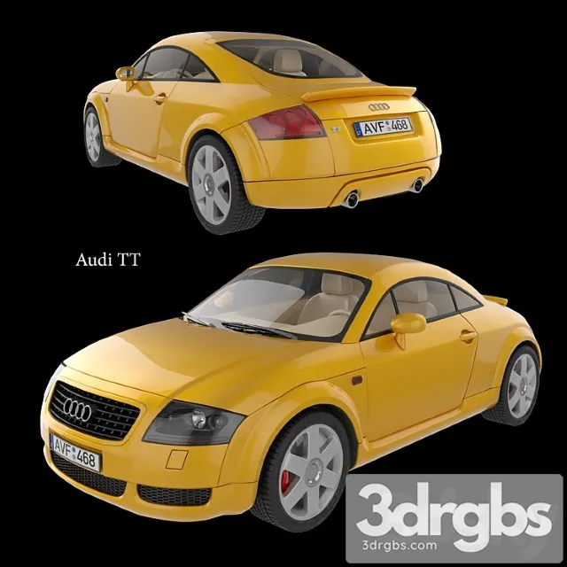 Car audi tt 3D Model Download