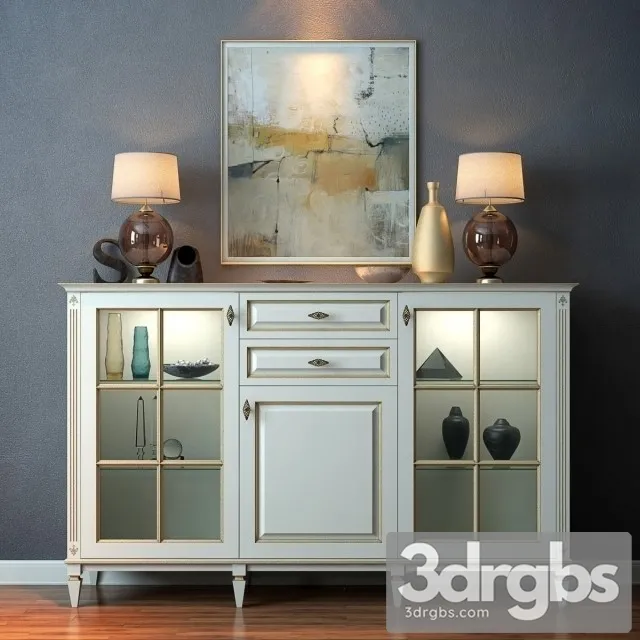 Cara Hardwood Console 3D Model Download Cara Hardwood Console 3D Model Download