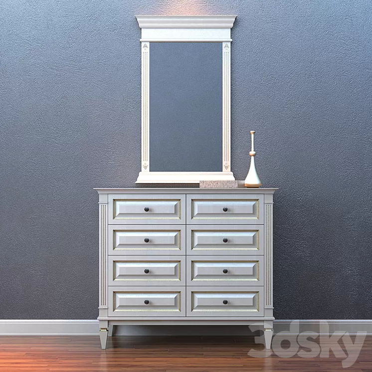 Cara Hardwood Small 3D Model