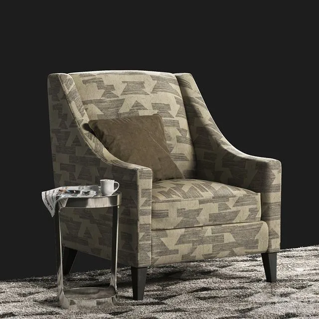 CARA TALL CHAIR 3D Model CARA TALL CHAIR 3D Model