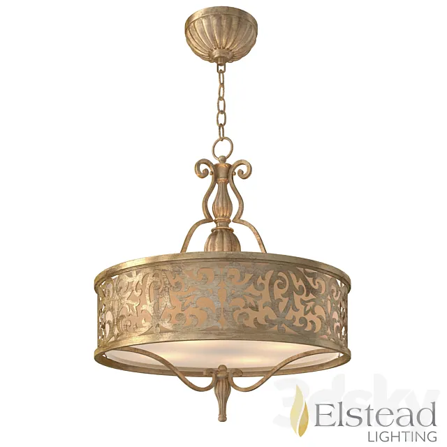 Carabel Pendant Chandelier 3D Model Carabel Pendant Chandelier 3D Model