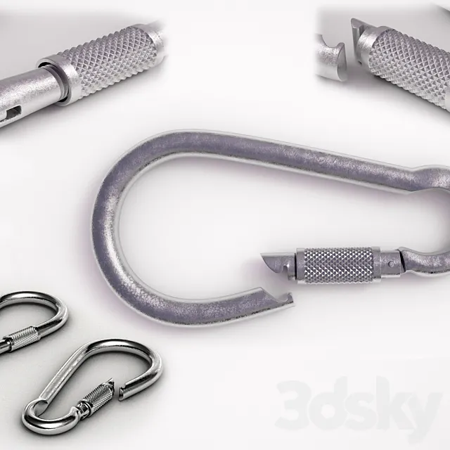 Carabiner fixing 3DModel Carabiner fixing 3DModel