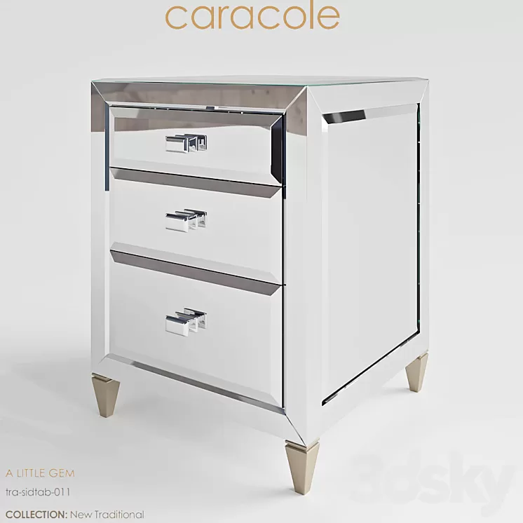 Caracole A Little Gem Caracole Traditional TRA-SIDTAB-011 3D Model