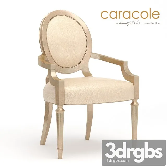 Caracole Armests Dining Chair 3D Model Download
