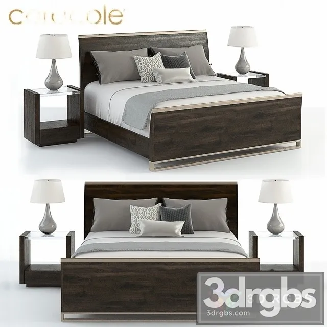 Caracole Bed  Night Cap 3D Model Download