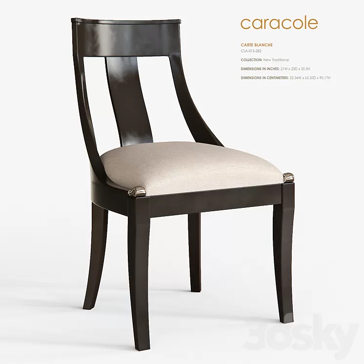 Caracole Carte Blanche 3D Model