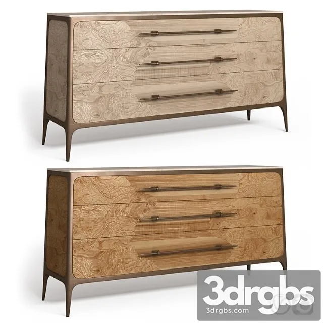 Caracole chest of drawers 2 3D Model Download Caracole chest of drawers 2 3D Model Download