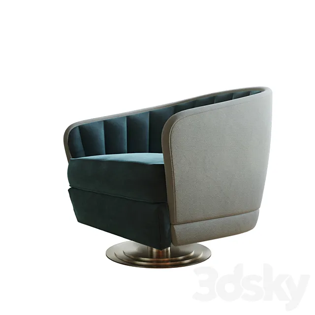 Caracole CONCENTRIC SWIVEL CHAIR 3DModel