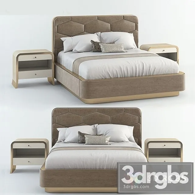 Caracole Dreams Come True Bed 3D Model Download