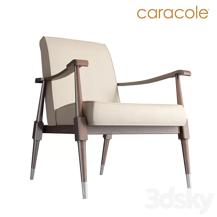 Caracole Dryden Chair 3D Model