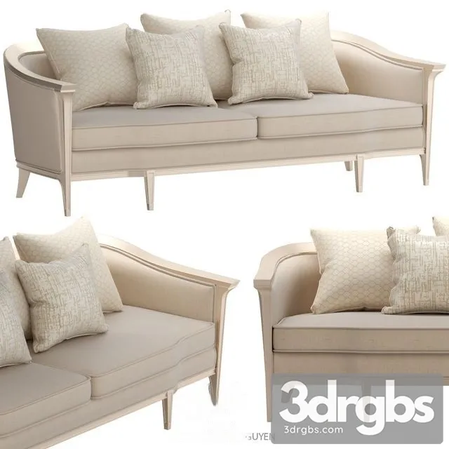 Caracole Eaves Drop Sofa 3D Model Download Caracole Eaves Drop Sofa 3D Model Download
