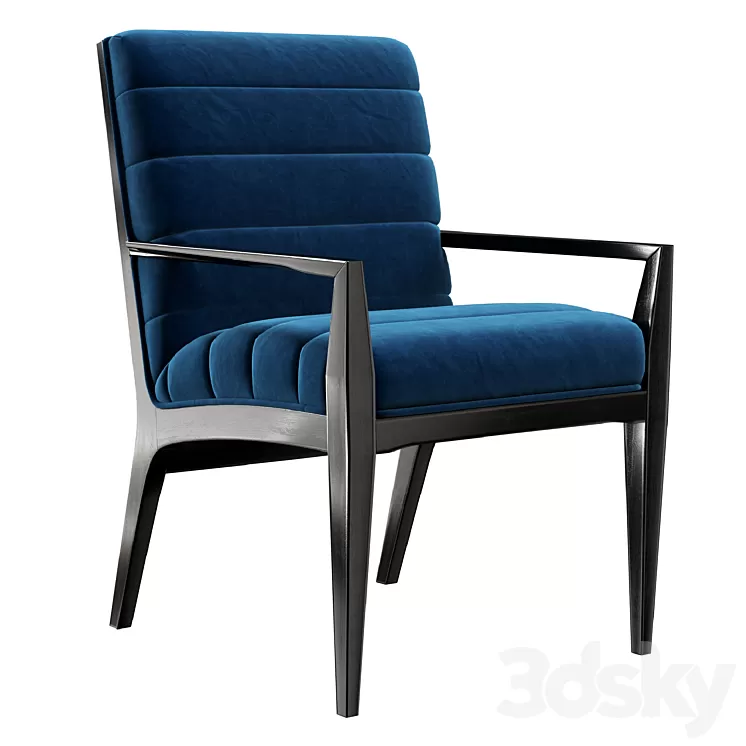 Caracole Edge armchair 3D Model Free Download