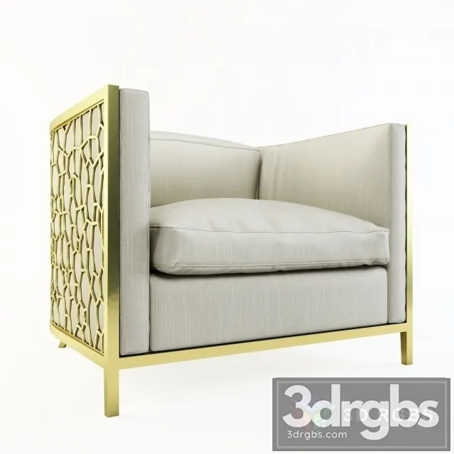 Caracole Ice Breaker Armchair 3D Model Download Caracole Ice Breaker Armchair 3D Model Download