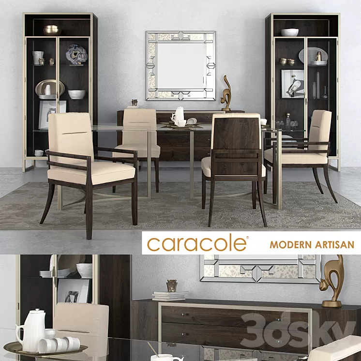 CARACOLE Modern Artisan Collection 3D Model CARACOLE Modern Artisan Collection 3D Model