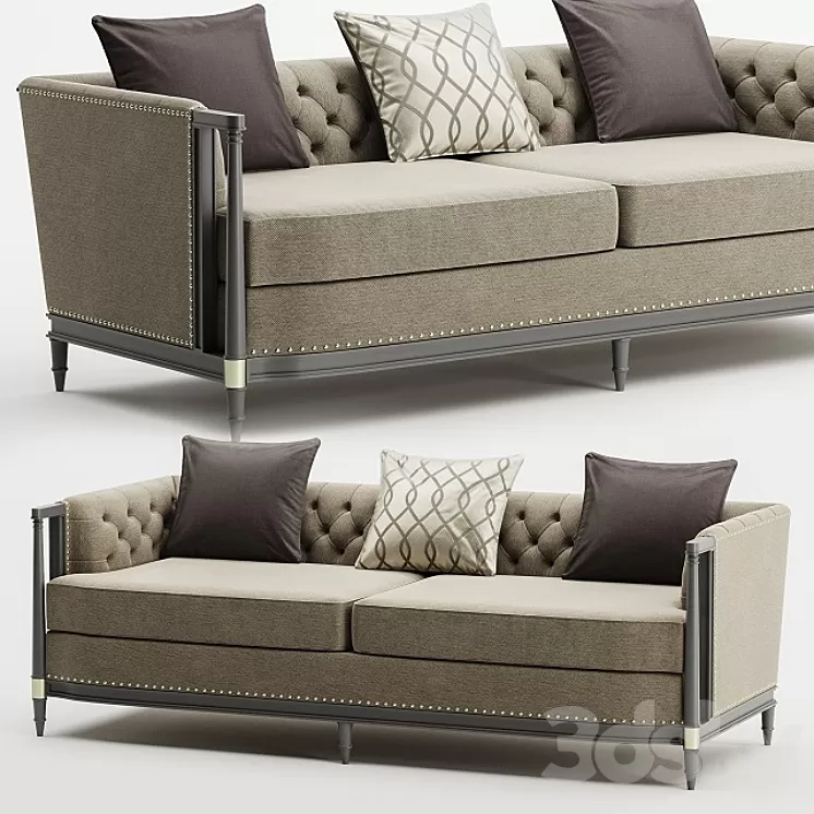 Caracole off the cuff sofa 3D Model