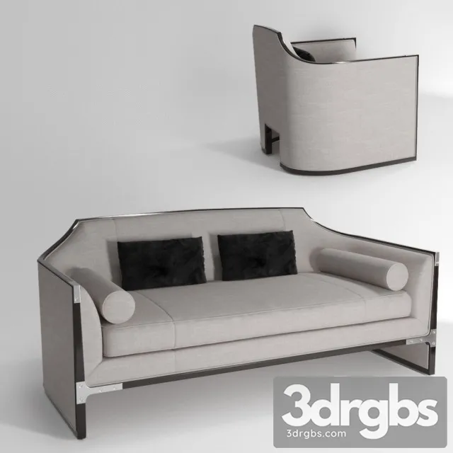 Caracole Simply Put Sofa Armchair 3D Model Download Caracole Simply Put Sofa Armchair 3D Model Download