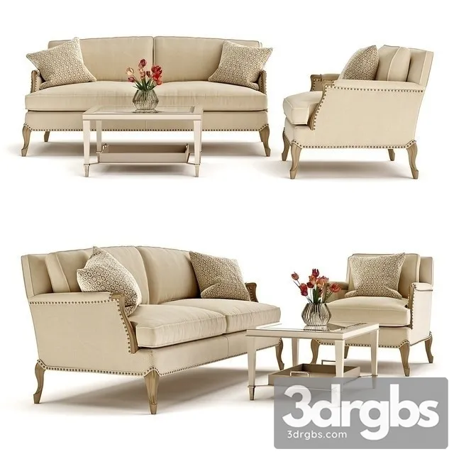 Caracole Sofa 3D Model Download Caracole Sofa 3D Model Download