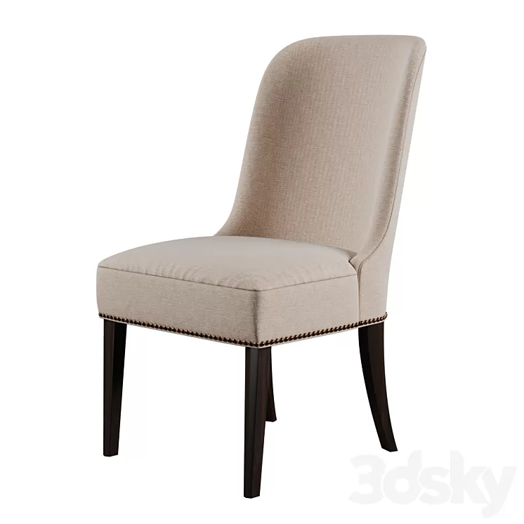 caracole Streamline Side Chair 3D Model caracole Streamline Side Chair 3D Model