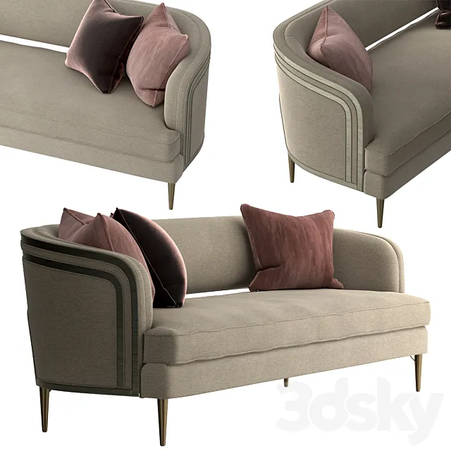 Caracole – Tranquil Sofa 3DModel
