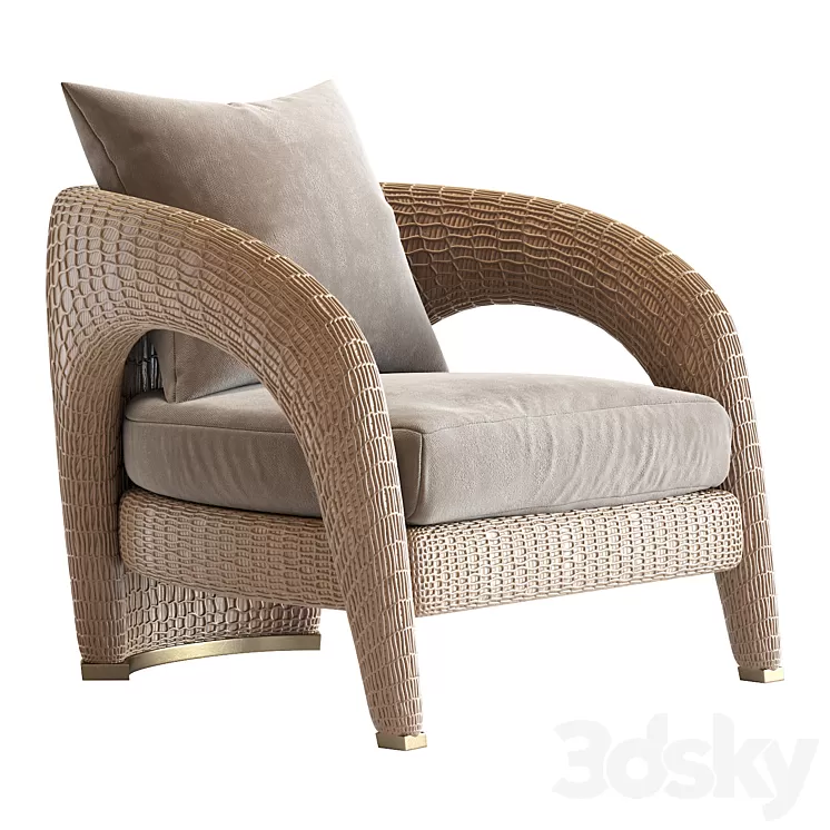 Caracole Weave Me Be Chair 3D Model Caracole Weave Me Be Chair 3D Model