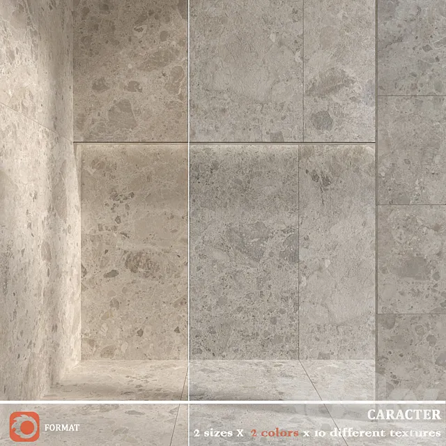 CARACTER MIX tiles 3D Model